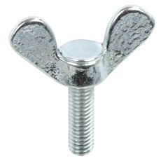 M8x25 vingeskruer, 100 stykker av høy kvalitet, perfekte for byggeprosjekter.