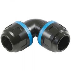 Vinkel skjøtekobling 16mm 90 PPS1, holdbart materiale for kvalitetsforbindelse.