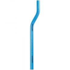 Bøyd 16mm aluminium trykkluftrør, ideelt for fleksible installasjoner.