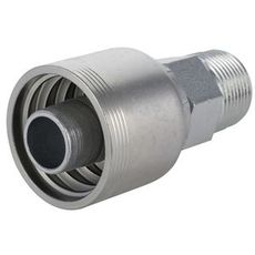 Kompakt slangeforbindelse Nptf 3/4-3/4 rett utv.gjenger, perfekt for traktortilpasninger.