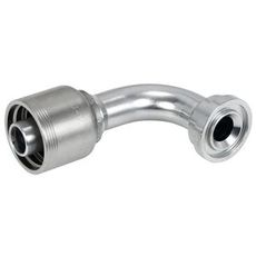 90-graders flens SAE 3000 Psi 38,1 mm-5/8 for høytrykksledninger.