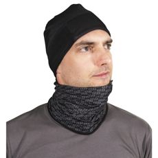 Lake svart lue med Windstopper-funksjon for beskyttelse mot kalde vinder.