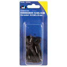 10-pack unbrakoskruer M8X50 10.9, forsenket design for et pent og effektivt resultat.