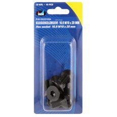 Unbrakoskrue M10X20, 10 stykker, Forsenket, 10.9, DIN7991 for presise applikasjoner.