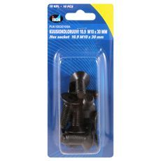 Unbrakoskrue M10X30 10.9 i 10 stykker for sterke og sikre monteringer.