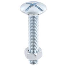 M8X30 kuppelformet sporskru, 7 stykker, designet for beste styrke.