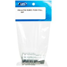 Hurtigkobling for Hunn 1/2" Bsp Push-Pull, ideell for rask tilkobling.