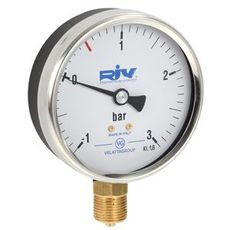 Trykk-/vakuummåler 3/8 80mm