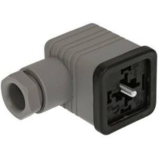 Grå Hirschmann-plugg, designet for holdbarhet og langvarig bruk.