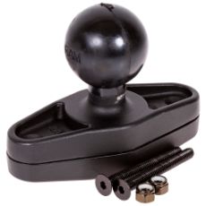 Kraftig feste for kvadratstang, 100 mm, for stabil installasjon.