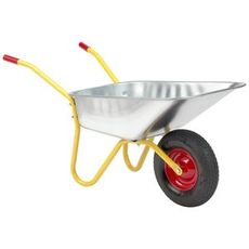 Ravendo trillebår 110L, ideell for hage- og byggearbeid.