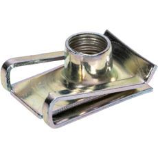 M6 klemmutter for enkel boltemontering.