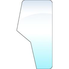 Dørglass høyre JD - S-R131164