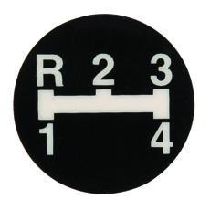 Dekal til girspak MF 135 - 1682628M1