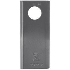 Venstre slåttekniv fra Junkkari, modell Nm 110X47X3, beregnet for nøyaktig klipperesultat.