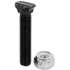 Kultivatorbolt 12X60 med mutter, perfekt for kultivatorinstallasjon.