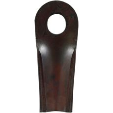 Slåttekniv 128x50x4 mm, perfekt for effektiv kutting og vedlikehold.