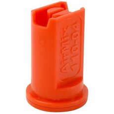 Rød Airmix dyse for luft, modell 110-04, ideelt for effektiv sprøyting.