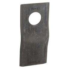 Spesialdesignet slåttkniv 105x47 mm, passer Claas og Pöttinger.