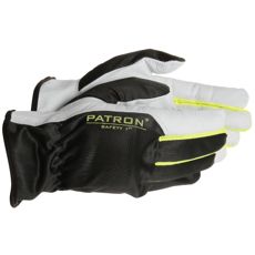 Lærhansker av høy kvalitet, ideelle for industrielt og håndverksarbeid.