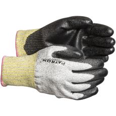 Robuste PU-belagte hansker med skjærebeskyttelsesnivå 4, for optimal sikkerhet under arbeid.