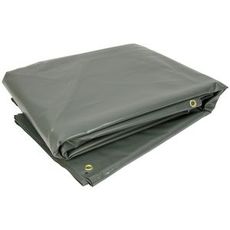 Stor presenning for traktorvogn, 5x7 meter, 650 gram/m2, perfekt for tøffe forhold.