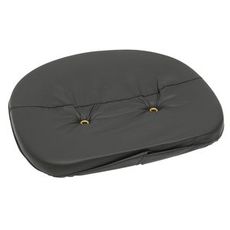 Svart sittepute for trening, massasje eller hvile, gir god støtte og komfort.