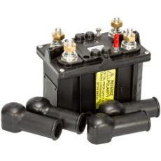 24V elektronisk hovedstrømbryter som fungerer med både positiv og negativ tilkobling.