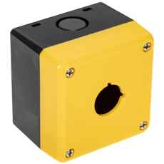 Deksel for nødstoppknapp, beskytter viktige sikkerhetsfunksjoner.