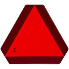 Aluminium varseltrekant for saktegående kjøretøy, trygg og holdbar.