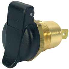 Enkel bruk av 1-polet skjøteuttak for to kabler.