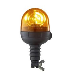Mikroboule varsellampe med fleksibelt hurtigfeste, 12/24V, lett å installere.