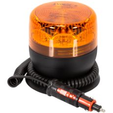 Evolux varsellampe med LED for 12/24V og magnetfeste, perfekt for sikkerhet.