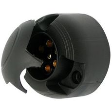 Skjøteuttak 7-pol med skrutilkobling og beskyttet konstruksjon for bedre holdbarhet.