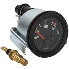 Temperaturmåler 24V Universal, perfekt for tunge kjøretøy og maskiner.