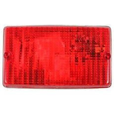 Posisjonslys Rød 21W 125X74 Radex, kraftig og effektivt sikkerhetslampe.