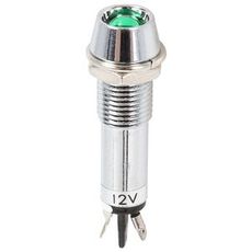 Grønn kontrollampe 12V, brukes for indikering i landbruksmaskiner.