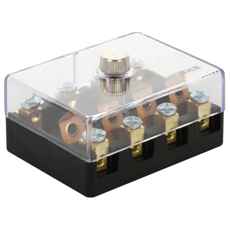 Effektiv 4-delt sikringsholder i keramikk og skrue for reparasjoner.