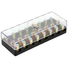 Praktisk 8-delt sikringsholder for Keramikk og skrue, optimal for elektriske installasjoner.