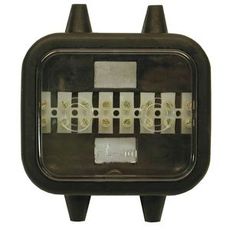 Transparent koblingsboks, perfekt for klar visning av tilkoblinger.