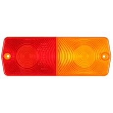 2-kammer reserveglass i gul/rød, perfekt for blinkers og baklys.