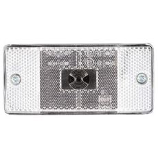 Hvitt posisjonslys med målene 114mm x 54mm, robust og pålitelig.