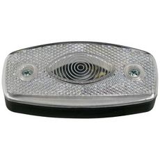 Posisjonslys Polykarbonatglass Hvit Ajba, holdbar og sikker belysning.