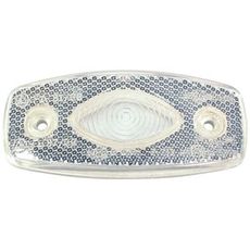 Ajba hvitt reservedeksel, designet for å gi klar sikt og sikkerhet.