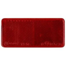 Selvklebende rød reflektor 40X90 mm, sikkerhet på høyeste nivå.