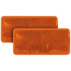 Selvklebende gul refleks for sikkerhet, størrelse 40x90 mm, perfekt for merking.