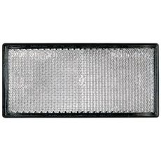 Hvit reflektor 55X105 mm, selvklebende, forbedrer sikkerheten og synligheten.