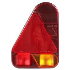 Vertikalt baklys venstre med hull, designet for effektiv montering.