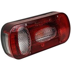 Baklys venstre med 5 funksjoner, inkludert ryggelys for sikkerhet.