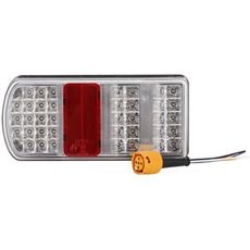 Baklys LED 12V for venstre side av traktorer og maskiner.
